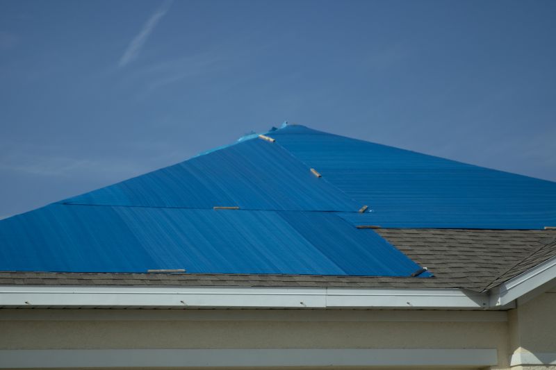 Storm Damage Roof Tarping